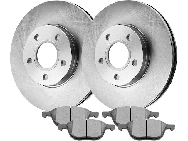 thumbnail image 2 of Evan-Fischer Front Brake Disc Rotor And Pad Kit For 2013-2019 Ford Escape, C-Max, 2004-2011 Volvo S40, 2-Wheel Set, Ceramic Pads 2 of 5