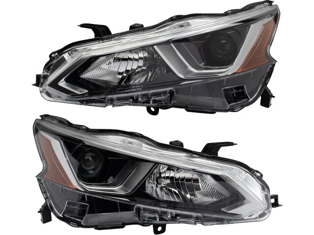 Right Side LED Headlight Assembly For 2019-2021 Nissan Altima | Passenger Side | Direct Replacement