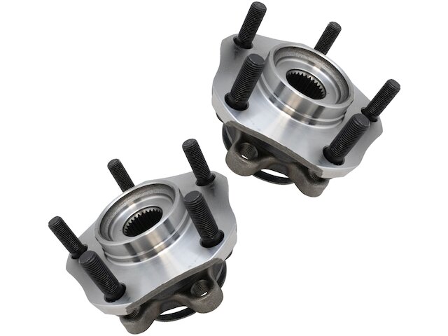2 Pcs Front Wheel Hub and Bearing Fit Replacement for Rogue