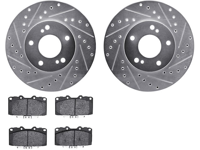 1989-1996 Nissan 300ZX Brake Rotor - Raybestos 96098 - Rear