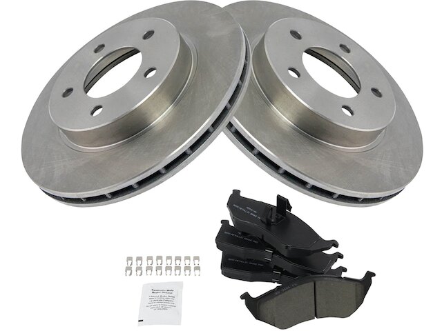 10pc Front & Rear Brake Rotors And Ceramic Pads Kit For 300M Concorde LHS Intrepid