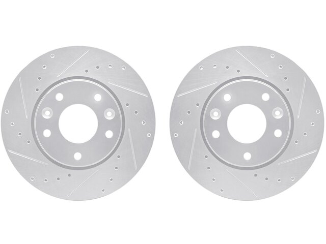 11.02 Front Drilled Disc Brake Rotors for 2021 2022 - 2024