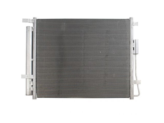 A/C Condenser For 2013-2018 Hyundai Santa Fe Sport - Aluminum, Direct Fit With Receiver Drier, 1-Year Warranty