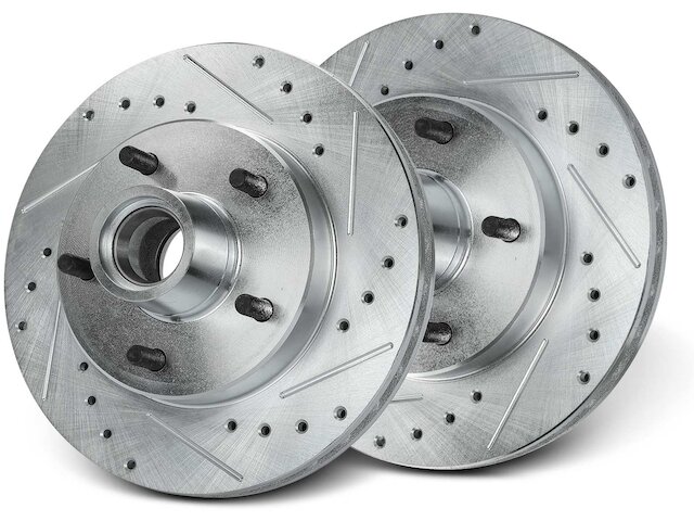 thumbnail interactive-video image 1 of Front Disc Brake Rotors For 1983-1997 Chevy S10 4WD - Evan-Fischer, Pair, Vented 1 of 6
