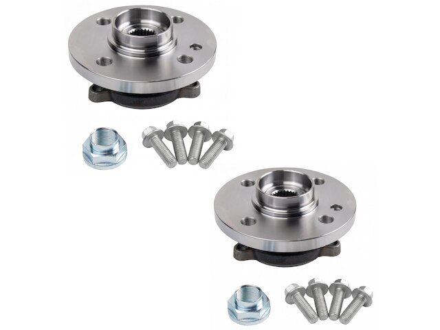 Front Hub Bearng Brake Rotor And Pad Kt For 2015 Mn Cooper Wth 5 Lug Wheels | eBay