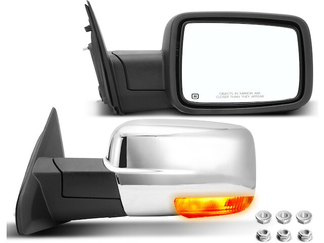 Mirror For 2013-2018 Ram 1500 7 x 11in Mirror Glass Passenger Side