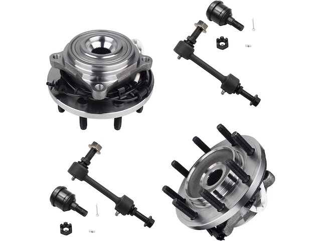 thumbnail image 2 of Timken Pair Set Of 2 Front Wheel Bearings & Hub Assemblies For Dodge Ram 2500 – New 2 of 6