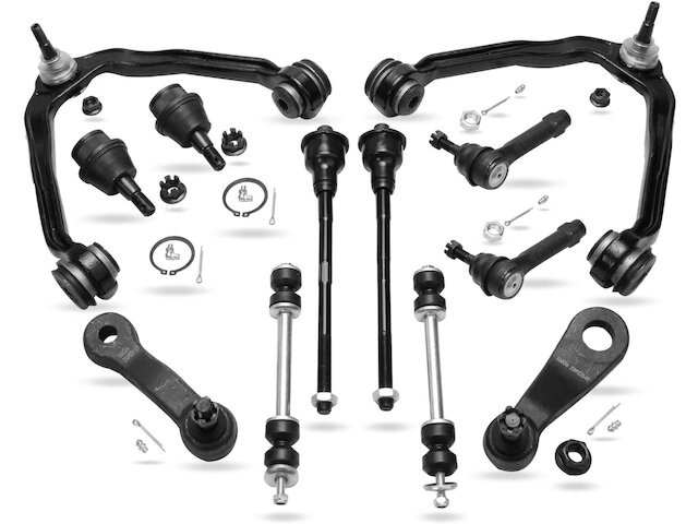 SCITOO Front Control Arm & Ball Joint Kit With Tie Rod Ends For 1999-2006 Chevy Silverado 1500