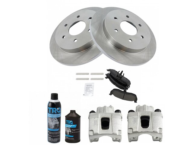 thumbnail image 2 of YXPCARS Ceramic Disc Brake Pad Set For Nissan Titan 2004-2007 – Front & Rear, 8 Pads + Brake Fluid 2 of 3