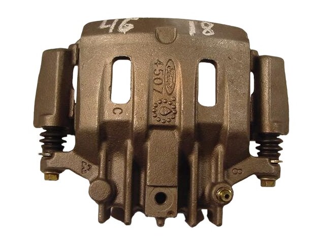 Rear Left Brake Caliper With Bracket For 2000-2004 Ford F-250 Super Duty – Red Powder Coated