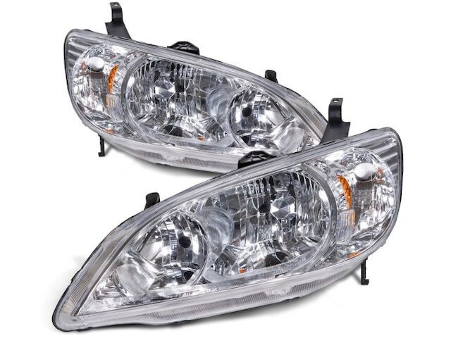 2001 Honda Civic Headlights - Used OEM parts, factory tested and approved