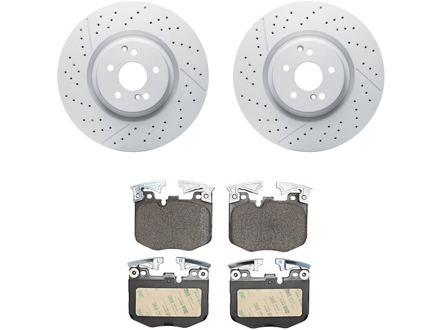 BRADI (2) FRONT BRAKE DISC ROTOR 25329 1371