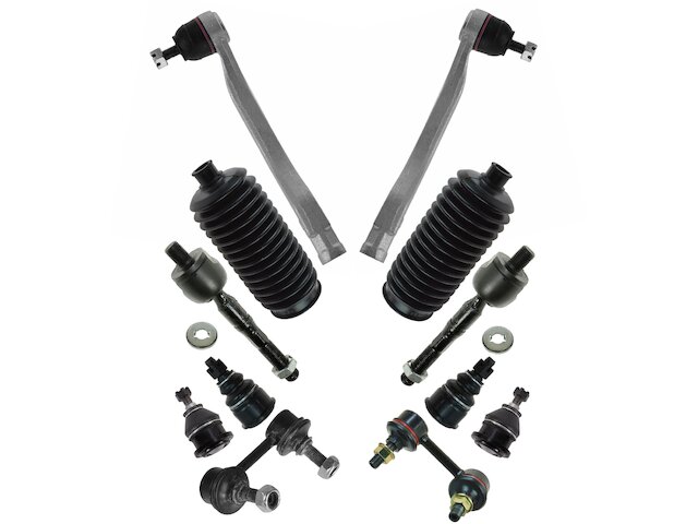 12-Piece Front Suspension Kit For 1998-2002 Honda Accord 2.3L - Control Arms, Tie Rods, Ball Joints