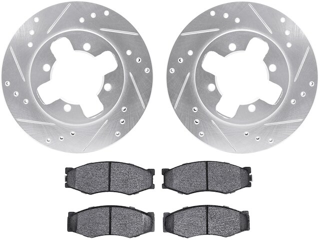 1984-1986 Nissan 300ZX Brake Rotor - Brake - Raybestos, Rear 84-86