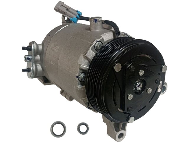 AC Compressor With 6-Groove Pulley For Chevy Impala 06-11 Monte Carlo Pontiac G6 3.5L 3.9L
