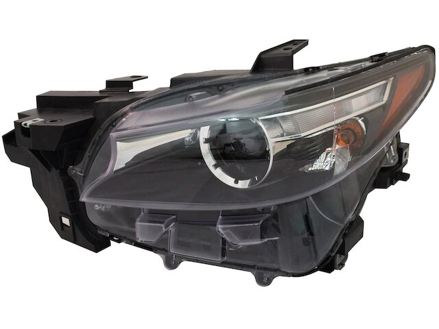 thumbnail interactive-video image 1 of Front Left Inner Fender Liner For 2016-2022 Mazda CX-9 – AM Autoparts Black Plastic – Replaces TK4856140A 1 of 6