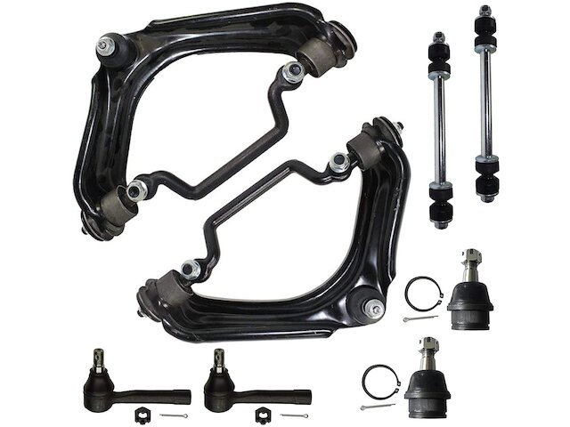 Detroit Axle 8pc Front Suspension Kit For 2002-2003 Ford Explorer & Mercury Mountaineer – Control Arms, Tie Rods, Sway Bar Links