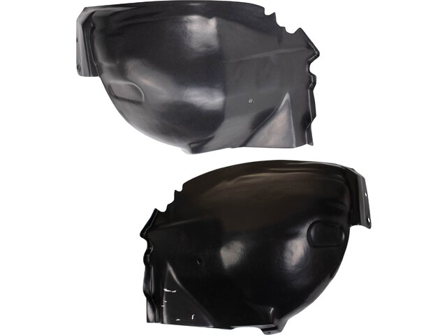 AM Autoparts Front Right Rearward Inner Fender Liner – For 2010-2014 Ford Mustang (Black Plastic)