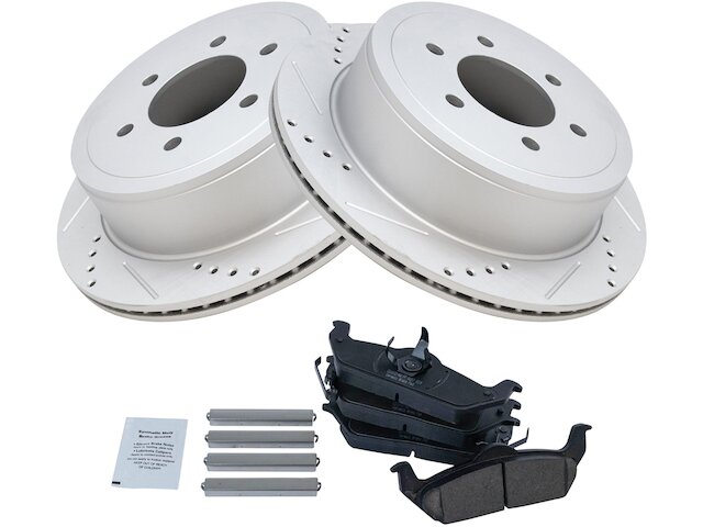 Complete Front Brake Kit For 2004-2008 Ford F-150 4WD - Rotors & Ceramic Pads (6 Lug)