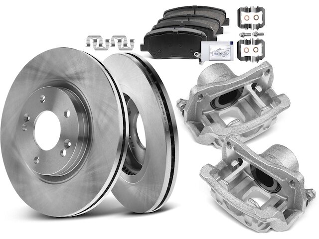 thumbnail image 2 of HQ Brakes Rear Disc Brake Kit For 2011-2014 Kia Sorento – 2 Rotors & Ceramic Pads 2 of 6