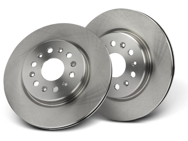 thumbnail image 2 of Front Drilled & Slotted Brake Rotors For 2018-2019 Buick Enclave & 2017-2025 Cadillac XT5 XT6 - Detroit Axle (Pair) 2 of 5