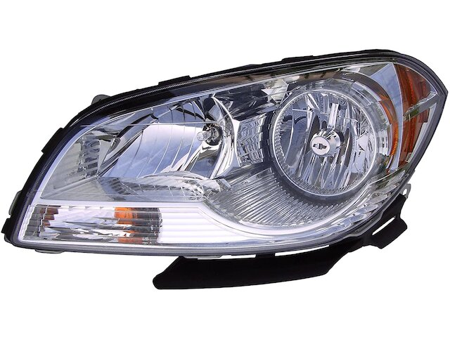Fit For 2008-2012 Chevy Malibu Headlight Assembly Headlamp Chrome Left Right