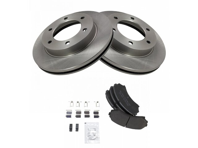 2002-2004 Isuzu Axiom Brake Rotor - TRQ BRA76888 - Front