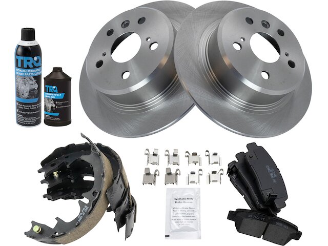1998-1999 Toyota Avalon Brake Rotor - TRQ BKA38619 - Rear