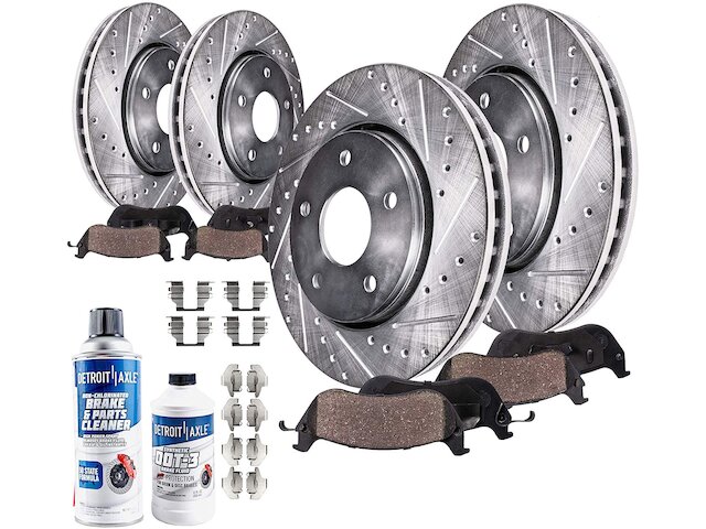 355mm Front & 350mm Rear Brake Rotors For 2009 2010 2011-2015 Nissan 350Z 370Z E - Foto 6