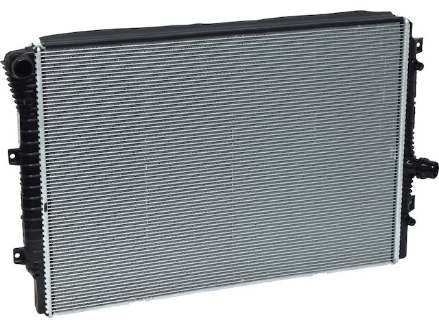 Aluminum Radiator Compatible with 2013-2018 Volkswagen Jetta 1.4L L4 Hybrid 1K0121251 25 5/8 x 17 6/8 x 1 3/8 10.8 lbs Direct Fit OEM Replacement