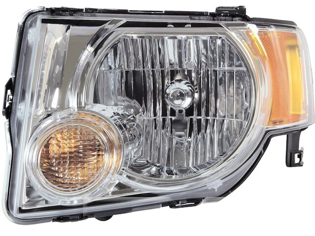 07-12 FORD ESCAPE BUMPER DRIVING FOG LIGHT LAMP CHROME W/BULB LEFT+RGHT PAIR SET