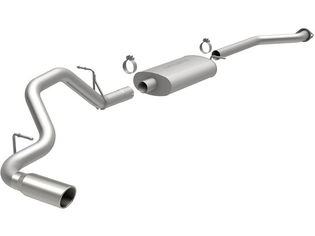 thumbnail interactive-video image 1 of APM Exhaust System Kit For 1999-2006 Chevy Silverado 5.3L 143.5 WB – Muffler, Pipe, Clamps 1 of 6
