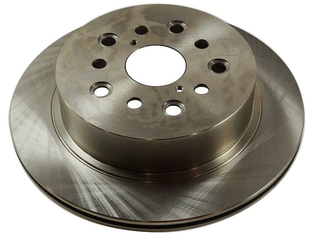 A-Premium Front Drilled and Slotted Disc Brake Rotors + Ceramic Pads Kit Compatible with Select Lexus Models - LS430 2001 2002 2003 2004 2005 2006 4.3L