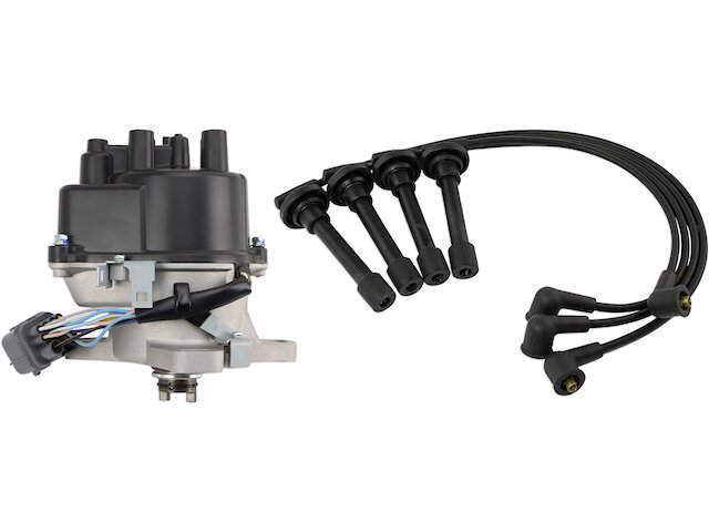 TRQ イグニッションキット ディストリビューター スパークプラグ ワイヤーセット 1999-2000 ホンダ シビックに対応 1999-2000 Honda Civic Ignition Distributor - Replacement 905-028 -  PartsGeek.com