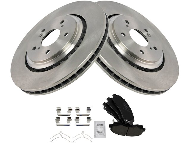 thumbnail image 2 of Detroit Axle Brake Kit: 10pc Front & Rear Ceramic Pads And Rotors For Acura TLX 2015-2020 2 of 5