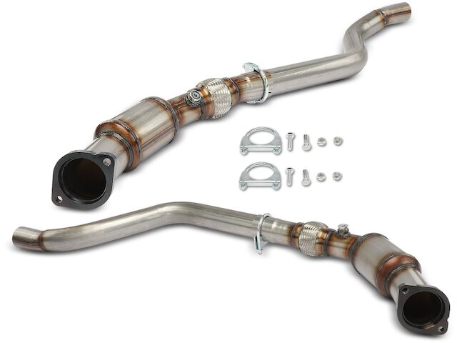 Pair Of Catalytic Converters For Dodge Charger 3.6L (2011-2014) - Left & Right, 2-Bolt Flange