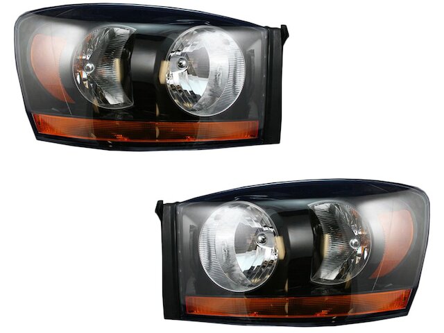 Evan-Fischer Headlight & Tail Light Kit For 2007-2008 Dodge Ram 1500 - Halogen, 4-Piece
