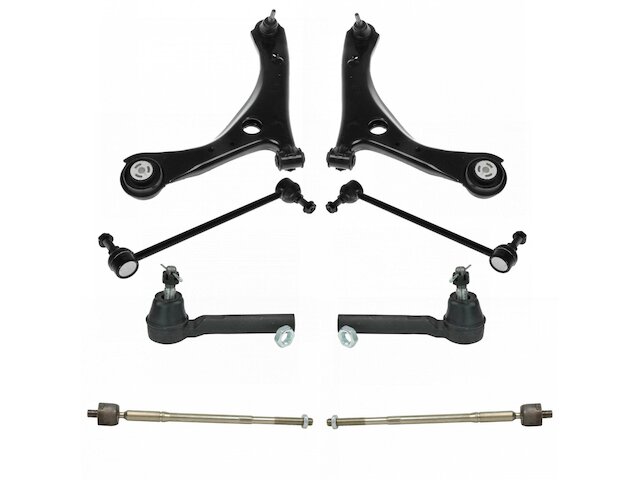 6pc Front End Suspension Kit For 2008-2016 Dodge Grand Caravan – Control Arms, Sway Bar Links, Tie Rods