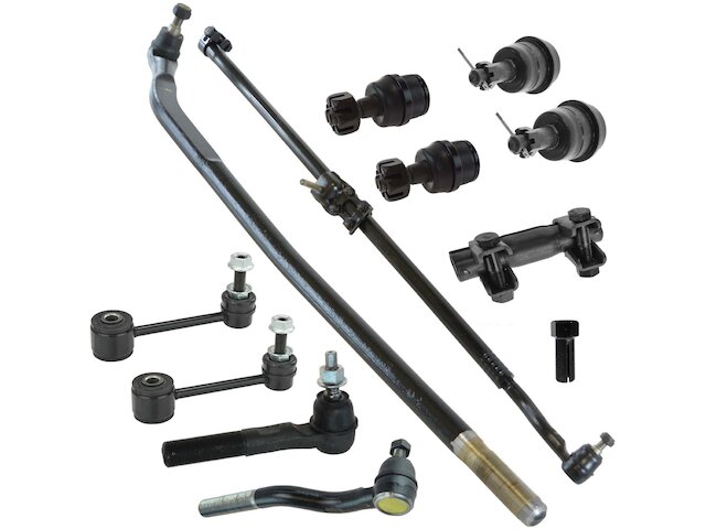 8x For 2007-2017 Jeep Wrangler Front Lower Upper Ball Joint Outer