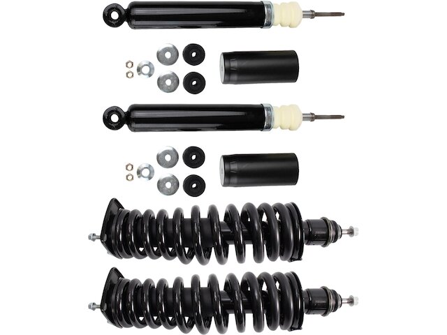 Pair Of Rear Strut & Coil Spring Assemblies For 1998-2003 Mercedes ML320