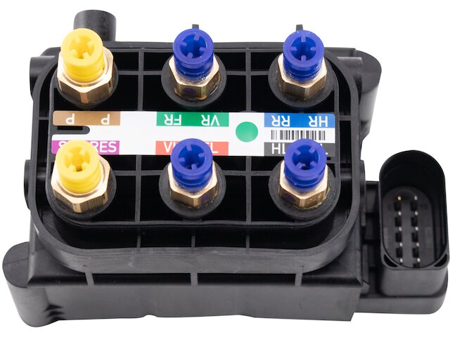 O.E.M. 4H0616013D, LF26 Air Suspension Solenoid Valve Unit - Audi
