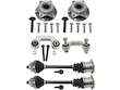 Axle Wheel Hub Sway Bar Link Kit