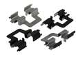 Disc Brake Caliper Abutment Service Kit