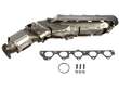 Exhaust Manifold with Integrated Catalytic Converter