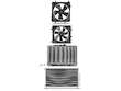 Radiator A/C Condenser and Cooling Fan Kit