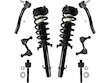 Strut Coil Spring Sway Bar Link Tie Rod End Kit