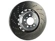 SHW Performance Cross-Drilled Lightweight Right Front Brake Rotors - BMW M2 Comp 3.0L 2021