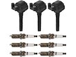 3 Ignition Coils + 6 Iridium Spark Plugs For 1998–2000 Toyota Sienna 3.0L V6 – COP, 12V