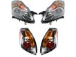 ACANII - Para Tipo Halógeno 2007-2009 Nissan Altima Sedan Negro Ahumado Led Proyector Faros Delanteros Montaje ACANII - Para Tipo Halógeno 2007-2009 Nissan Altima Sedan Negro Ahumado Led Proyector Faros Delanteros Montaje