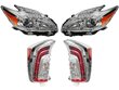 Tail Light Set For 2012-2015 Toyota Prius Left And Right Red Lens Led